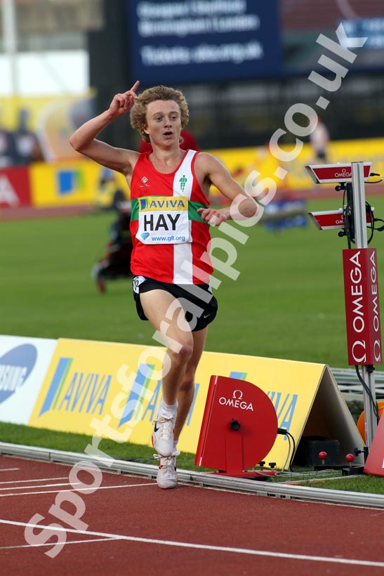 Jonathan Hay, Men's 3000 metres Under-20s, 2011 Aviva London Grand Prix